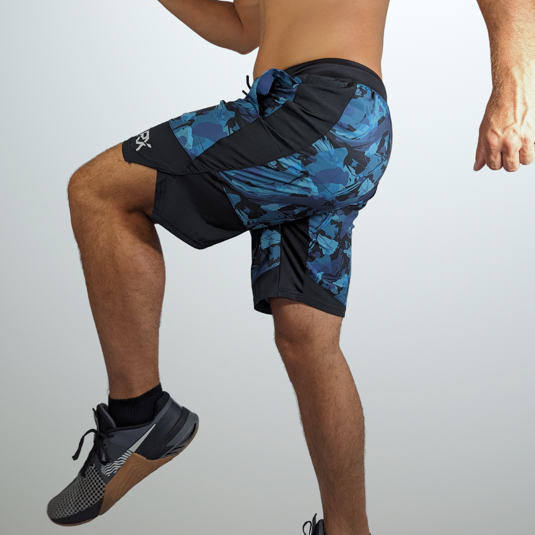 SHORT HOMME CAMO BLUE