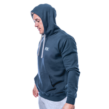 Charger l&#39;image dans la galerie, SWEAT HOMME &quot;RX&quot; CAPUCHE BLEU MARINE