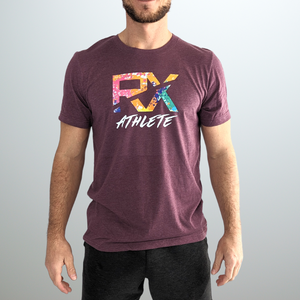 TSHIRT HOMME MARRON "COLORS"