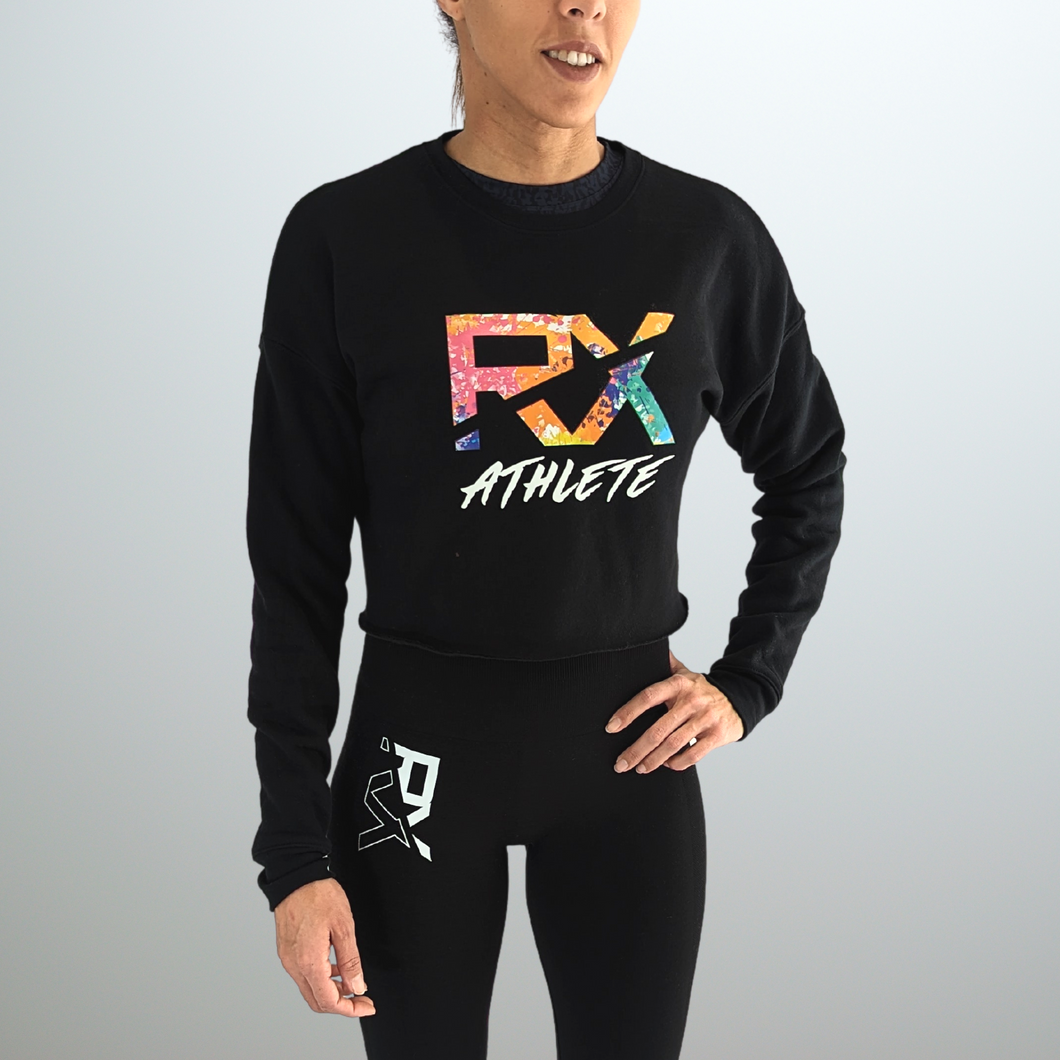 SWEAT CROPPÉ COLORS FEMME