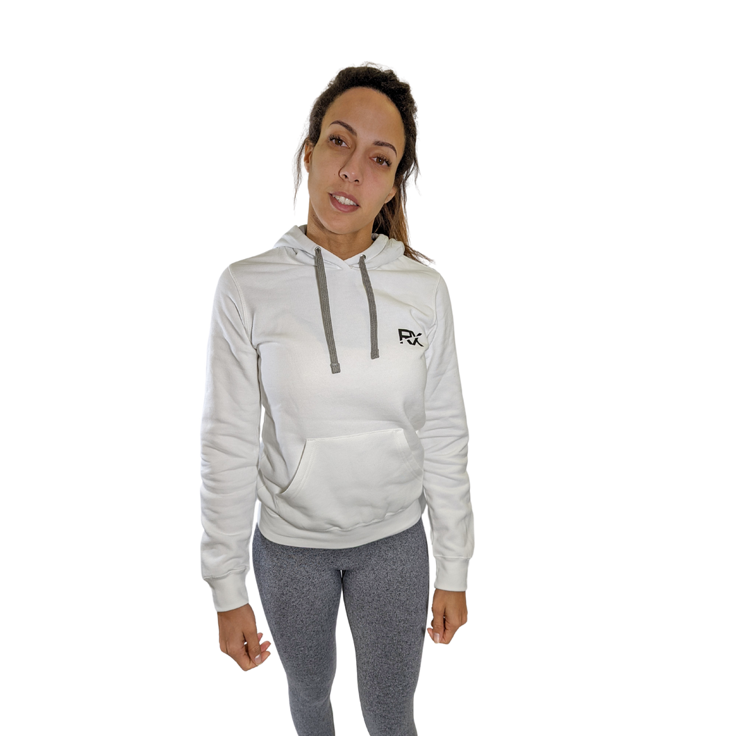 HOODIE BLANC FEMME 