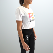Charger l&#39;image dans la galerie, CROP TOP FEMME BLANC COLORS