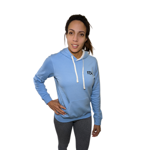 HOODIE BLEU FEMME "RX"