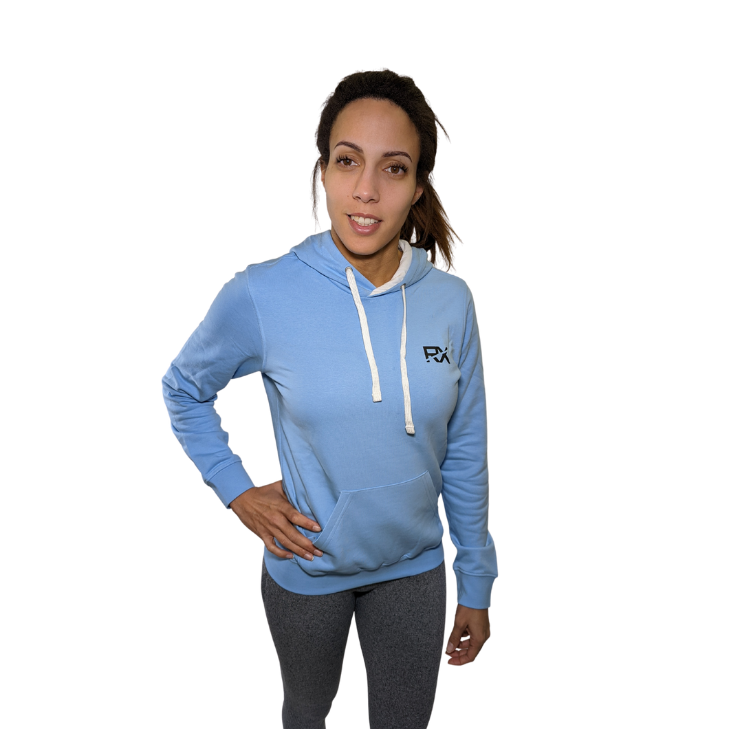 HOODIE BLEU FEMME 