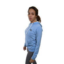 Charger l&#39;image dans la galerie, HOODIE BLEU FEMME &quot;RX&quot;