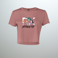 Charger l&#39;image dans la galerie, CROP TOP FEMME ROSE &quot;COLORS&quot;
