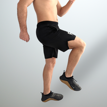 Charger l&#39;image dans la galerie, SHORT HOMME ELITE NOIR